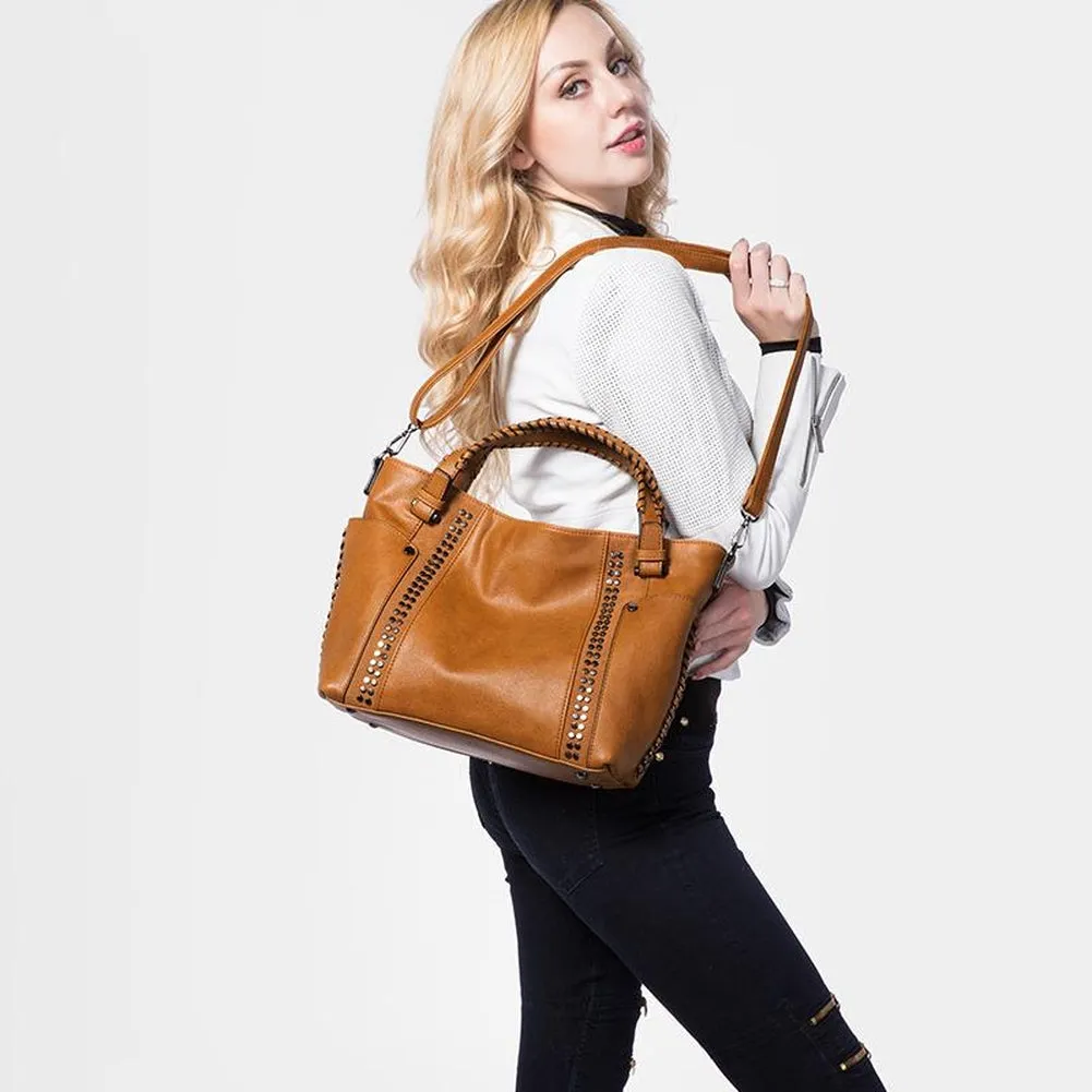 <bold>Tote / Crossbody Bag <br>Vegan-Leather