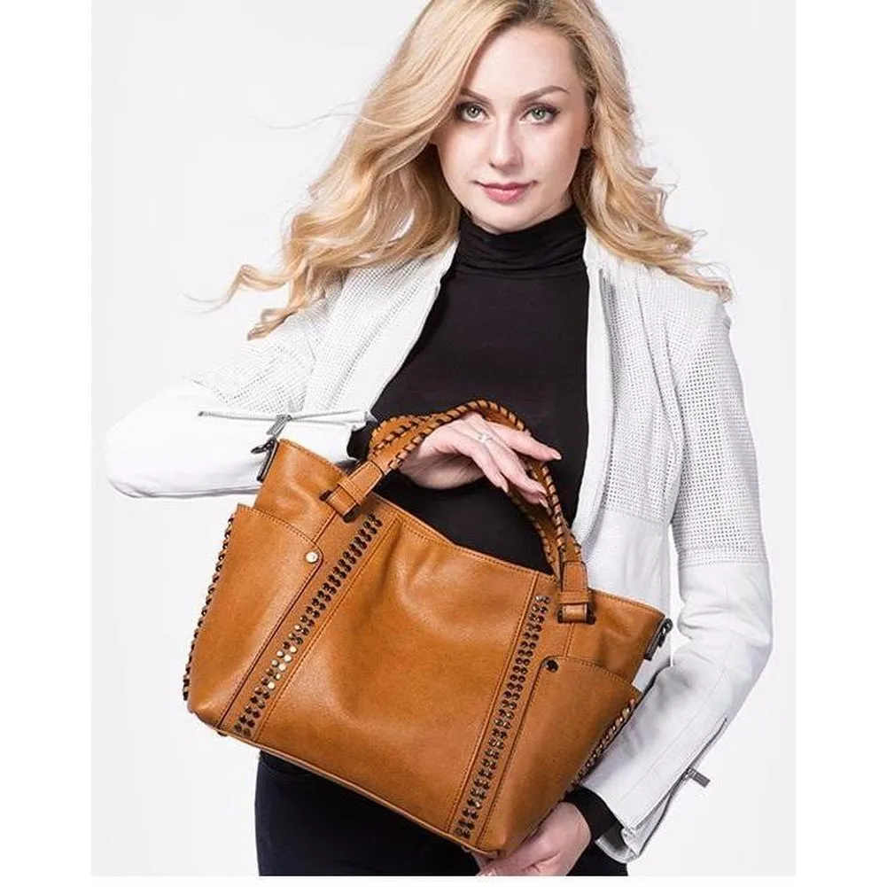 <bold>Tote / Crossbody Bag <br>Vegan-Leather