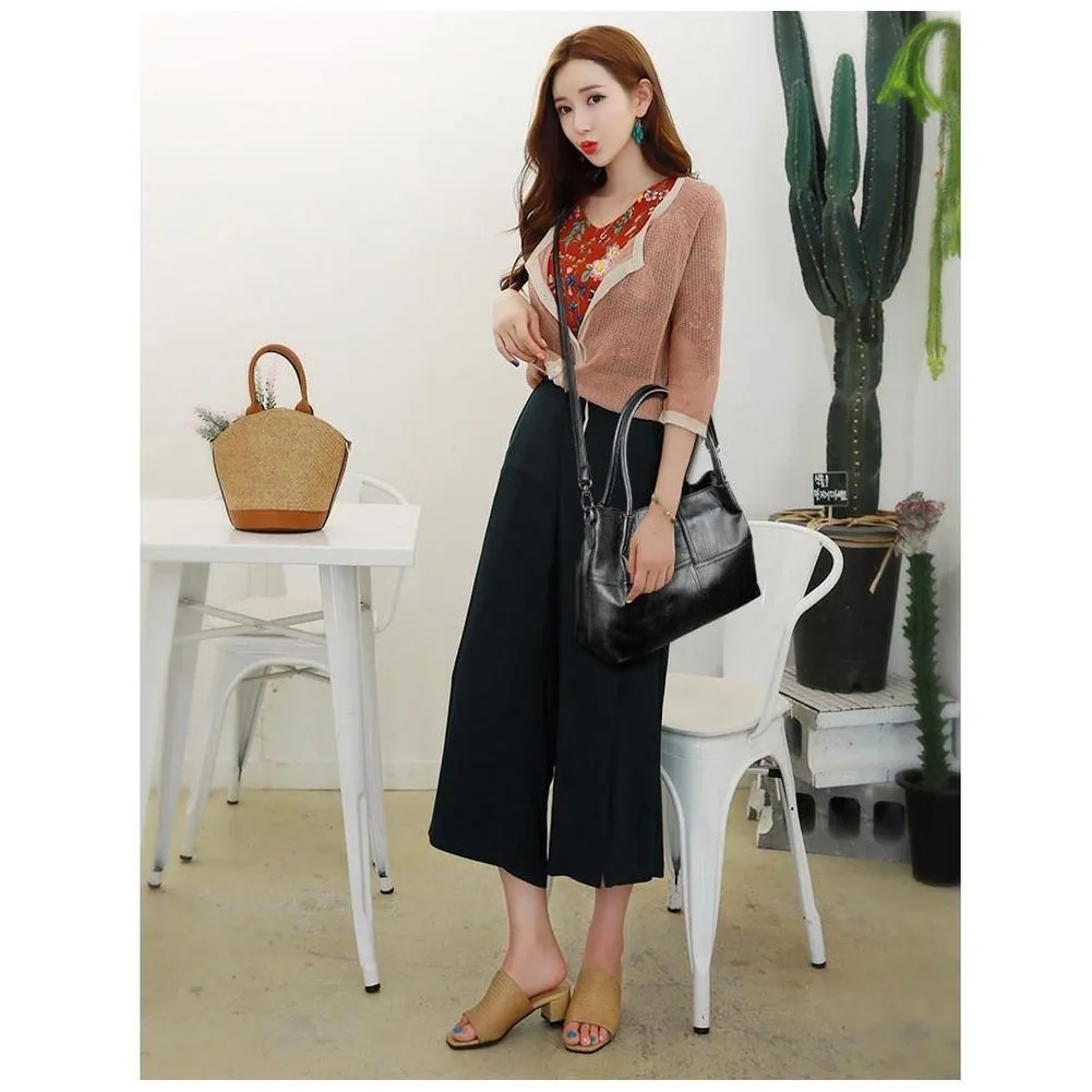 <bold>Tote / Crossbody Bag  <br>Vegan-Leather