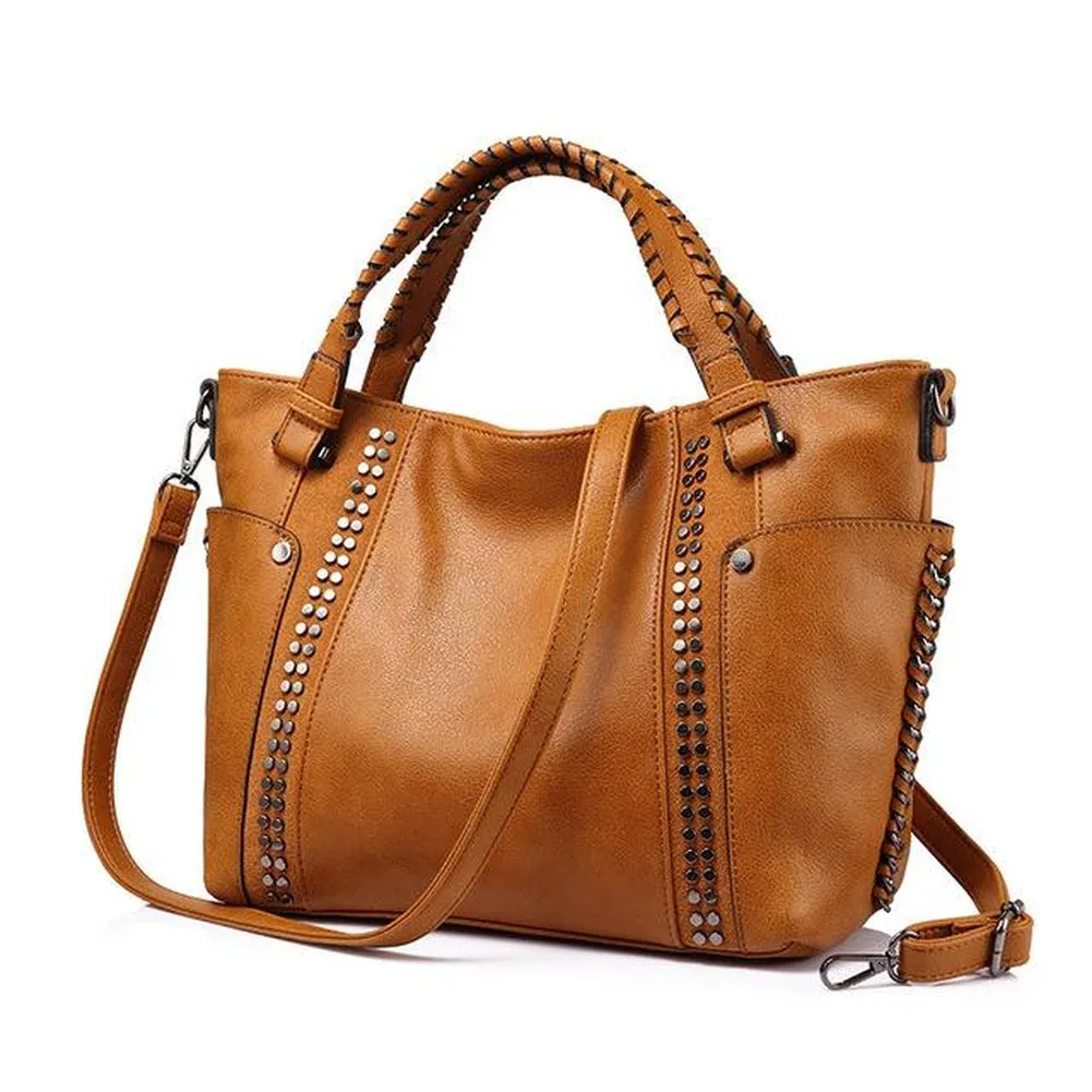 <bold>Tote / Crossbody Bag <br>Vegan-Leather