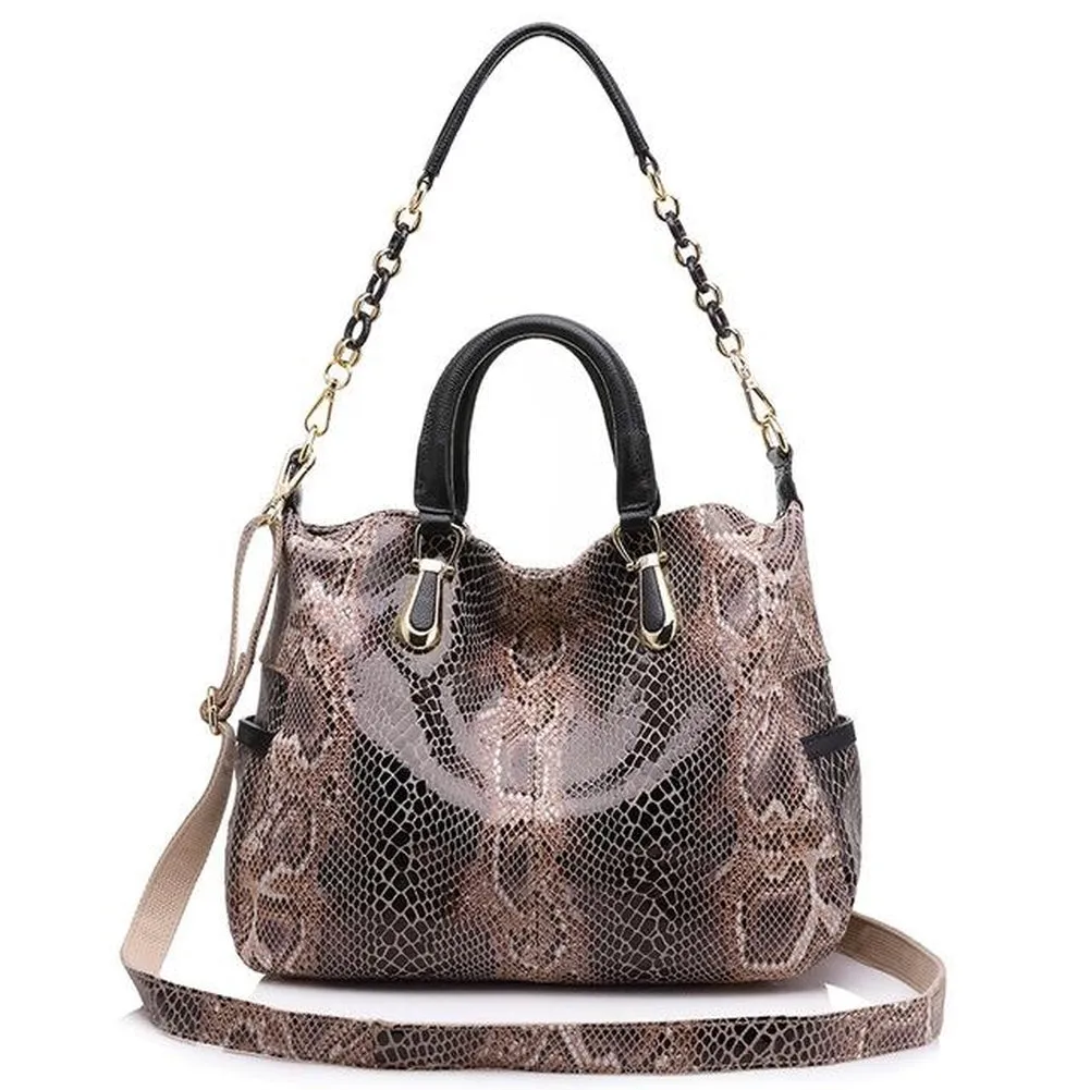 <bold>Tote / Shoulder Bag <br>Genuine-Leather