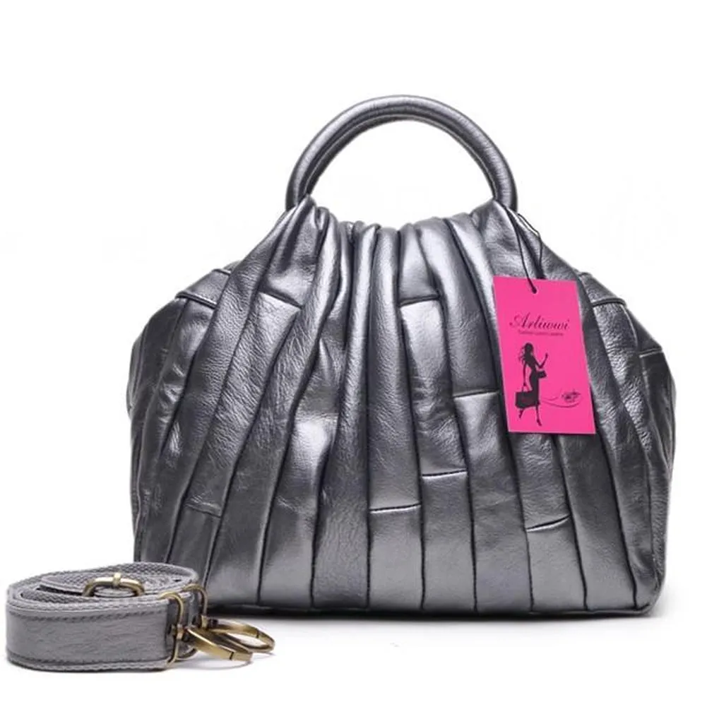<bold>Tote / Shoulder Bag <br>Genuine-Leather