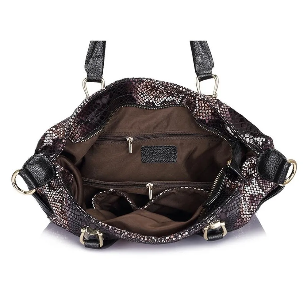 <bold>Tote / Shoulder Bag <br>Genuine-Leather