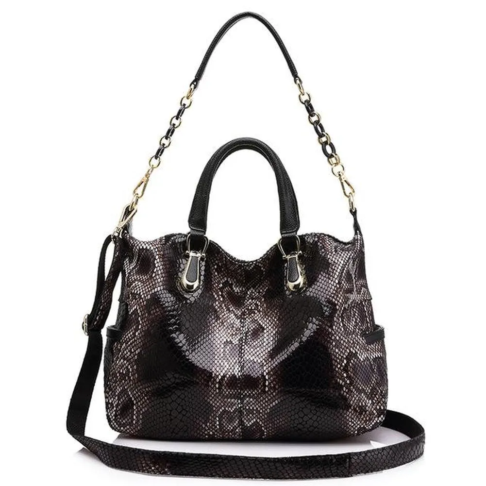 <bold>Tote / Shoulder Bag <br>Genuine-Leather