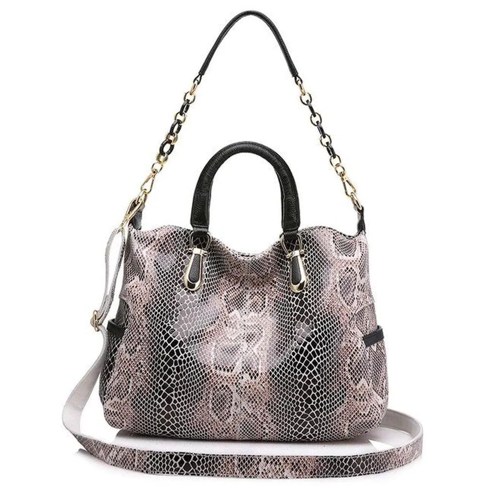 <bold>Tote / Shoulder Bag <br>Genuine-Leather