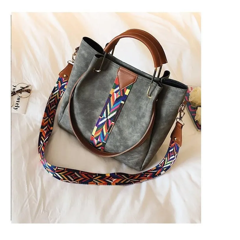 <bold>Tote / Shoulder Bag <br>Vegan-Leather