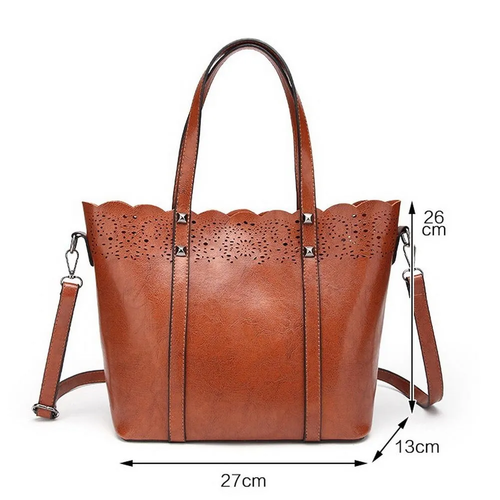 <bold>Tote / Shoulder Bag  <br>Vegan-Leather
