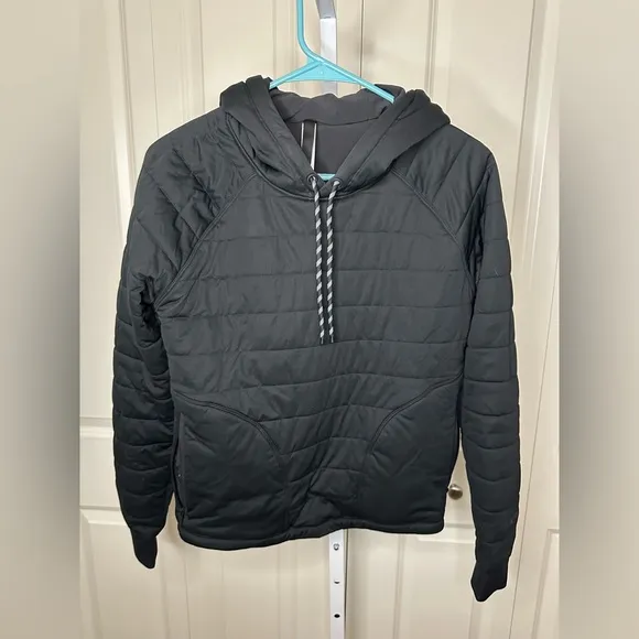 Lululemon Black Quilted Hoodie