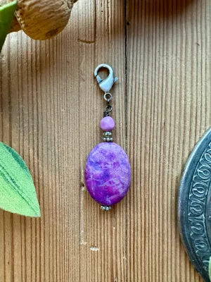 Marbled Purple Pendant