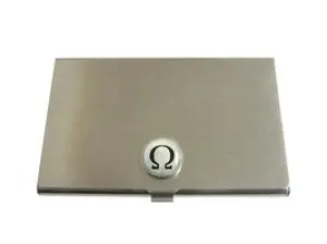 Mathematical Greek Omega Symbol Business Card Holder