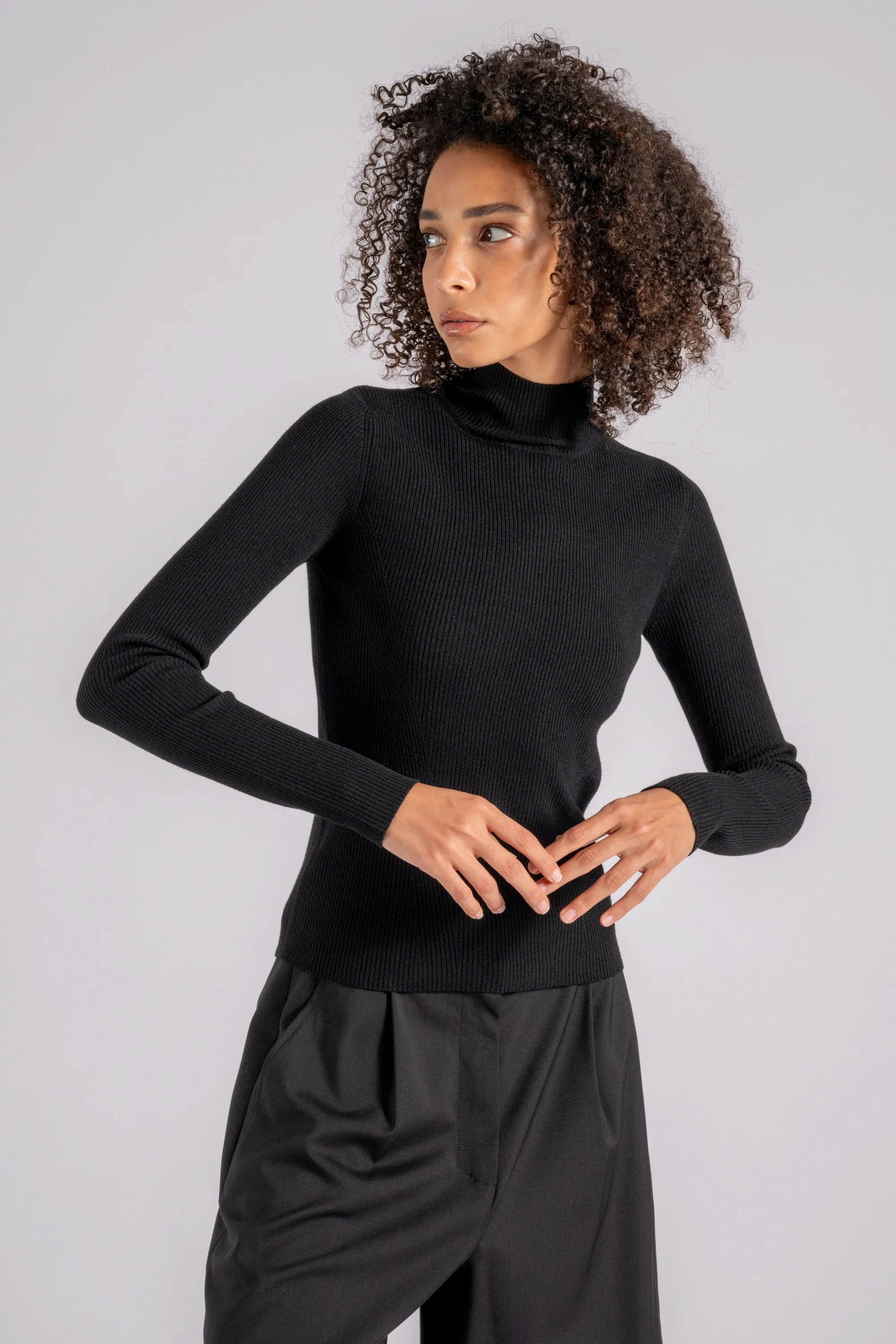 Max Mara Weekend Maglia Lana/Poliestere Nero