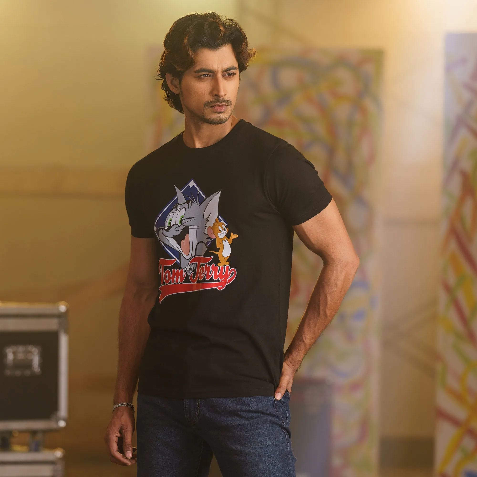 Mens Casual Black T-Shirt