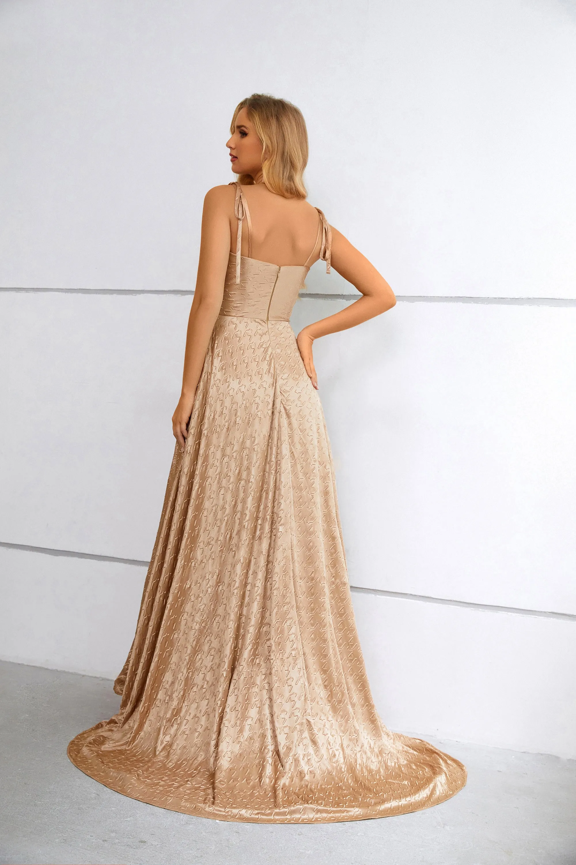 Mermaid High Split Sweetheart Spaghetti strap Floor-length Sleeveless Backless Prom Dresses