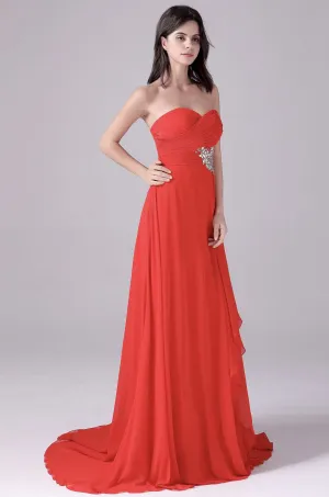 Mermaid Strapless Long Length Backless Mother’s dress
