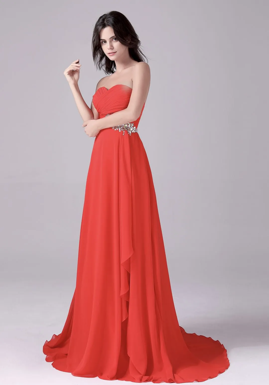 Mermaid Strapless Long Length Backless Mother’s dress