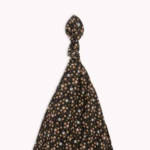 Midnight Floral Blanket
