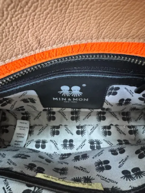 Min and Man Black Multi Handbag
