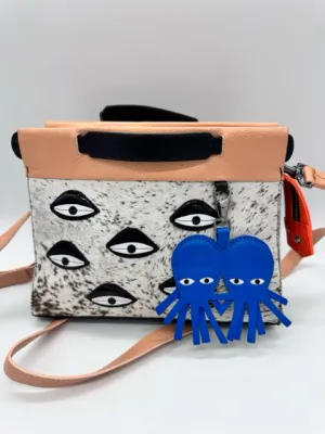 Min and Man Black Multi Handbag