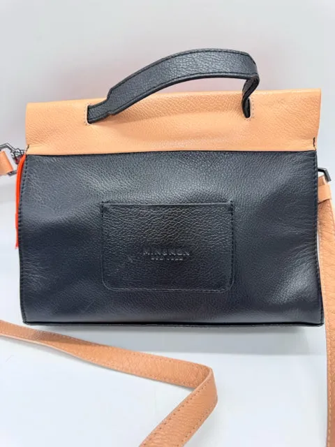 Min and Man Black Multi Handbag