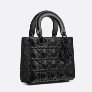 Mini Lady Latte Cannage Diamond Motif