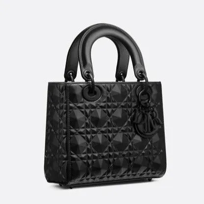 Mini Lady Latte Cannage Diamond Motif