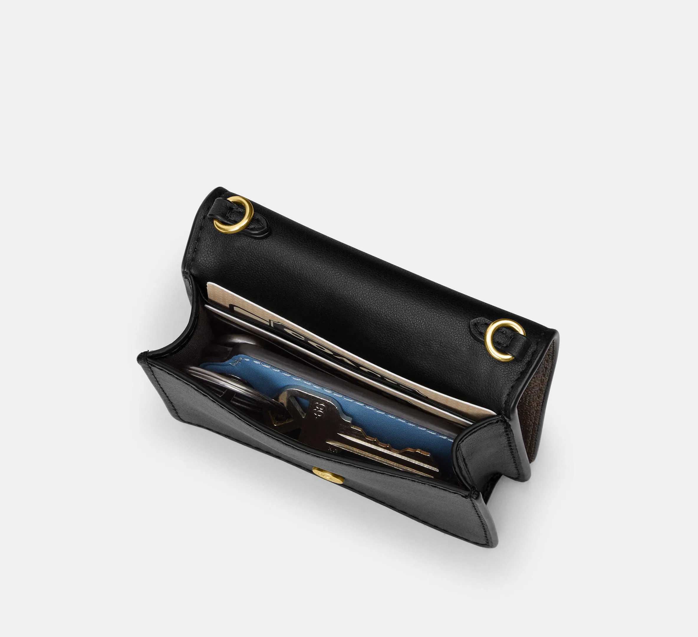 Mini Wallet On A Chain In Signature Canvas