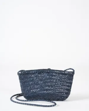 minsu crossbody - marine leather