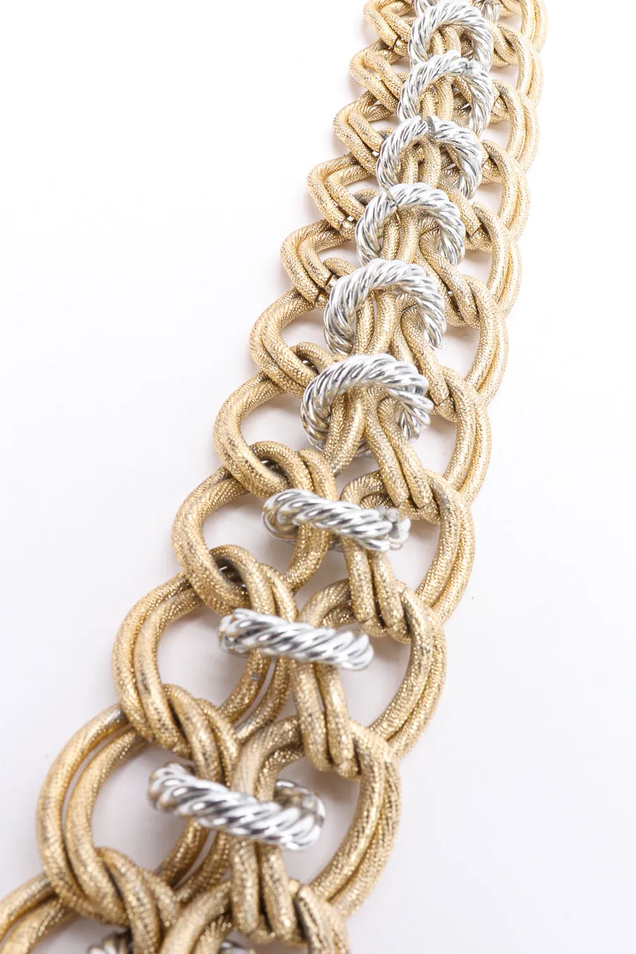 Mixed Metal Chainmail Shoulder Bag
