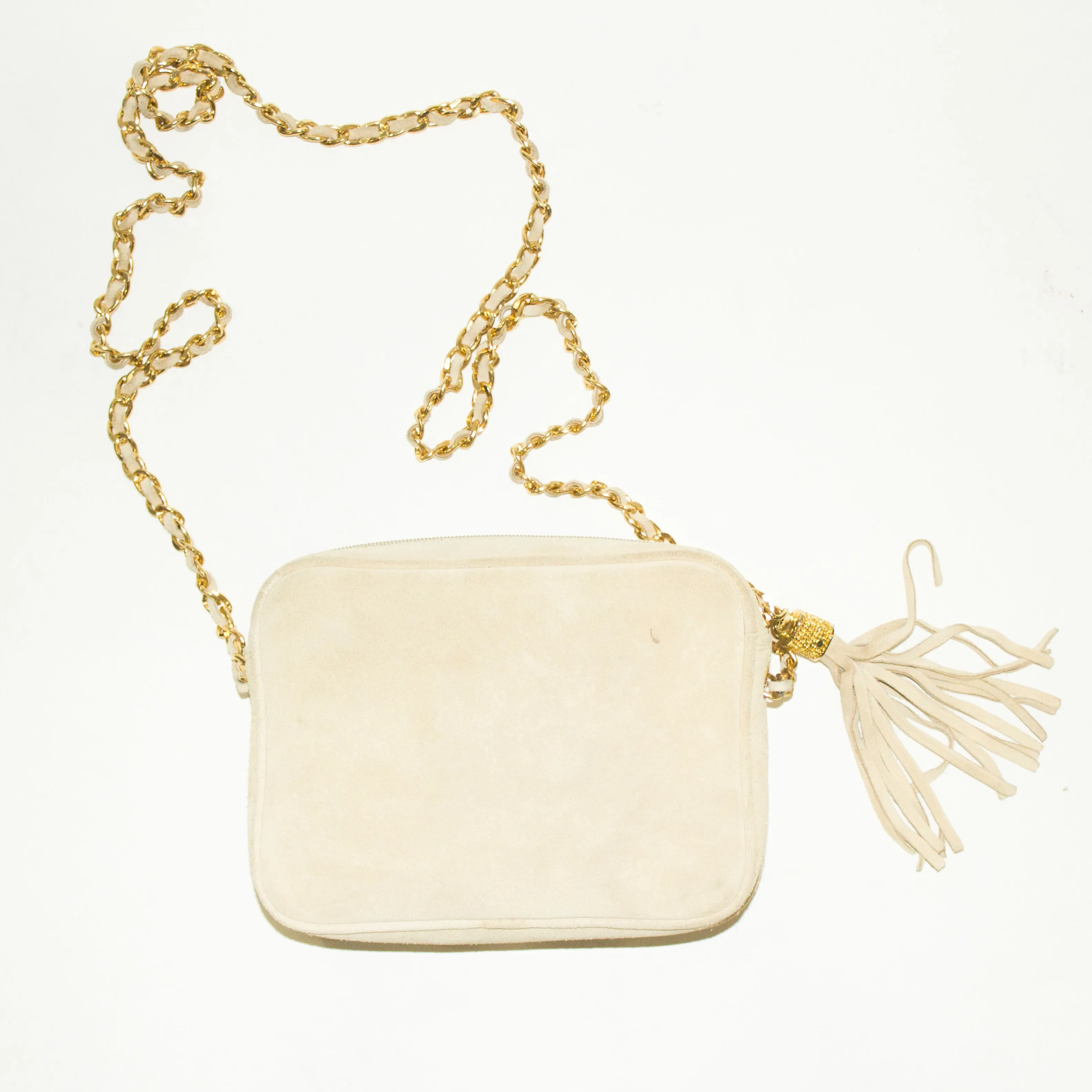 MONDI Cream and Gold Crossbody