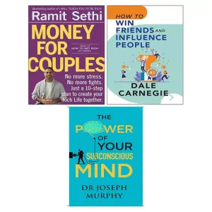 Money For Couples, The Power of Your Subconscious Mind, How Win Friends Influence 3 Books Set