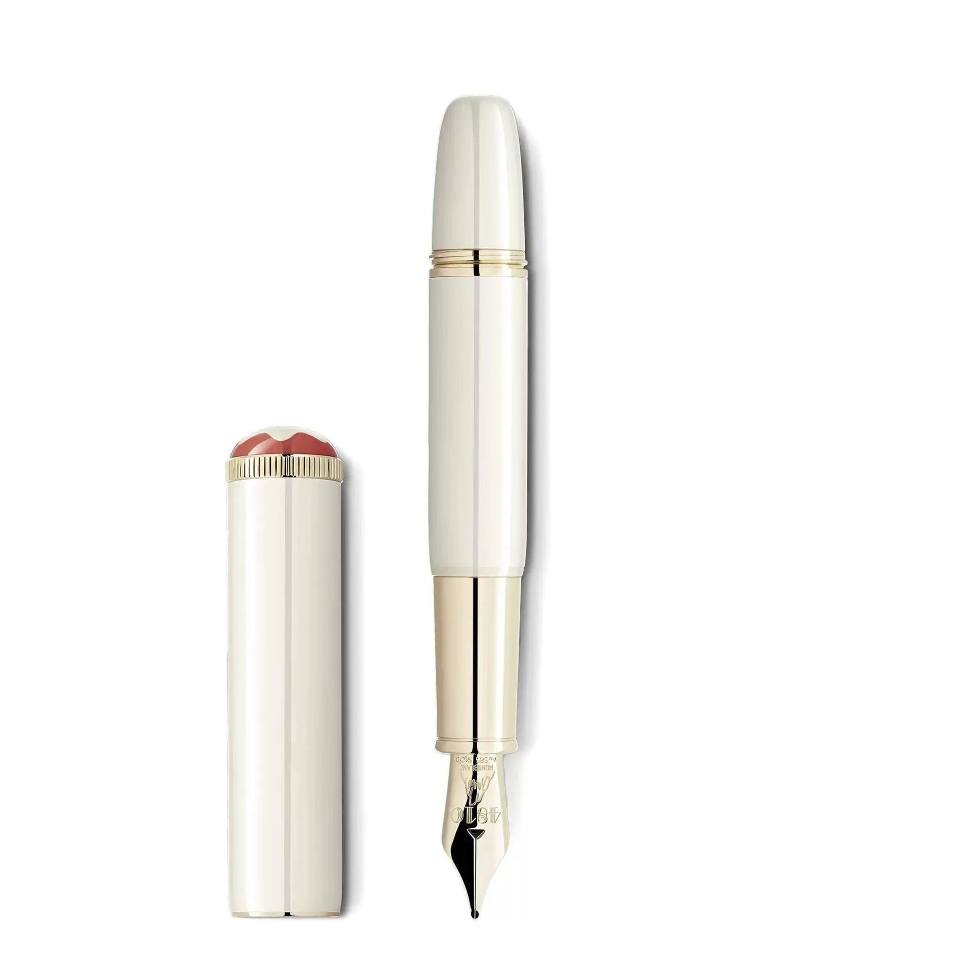 Montblanc fountained Heritage Rouge et noir “baby” special ivory edition tip tip m 128121