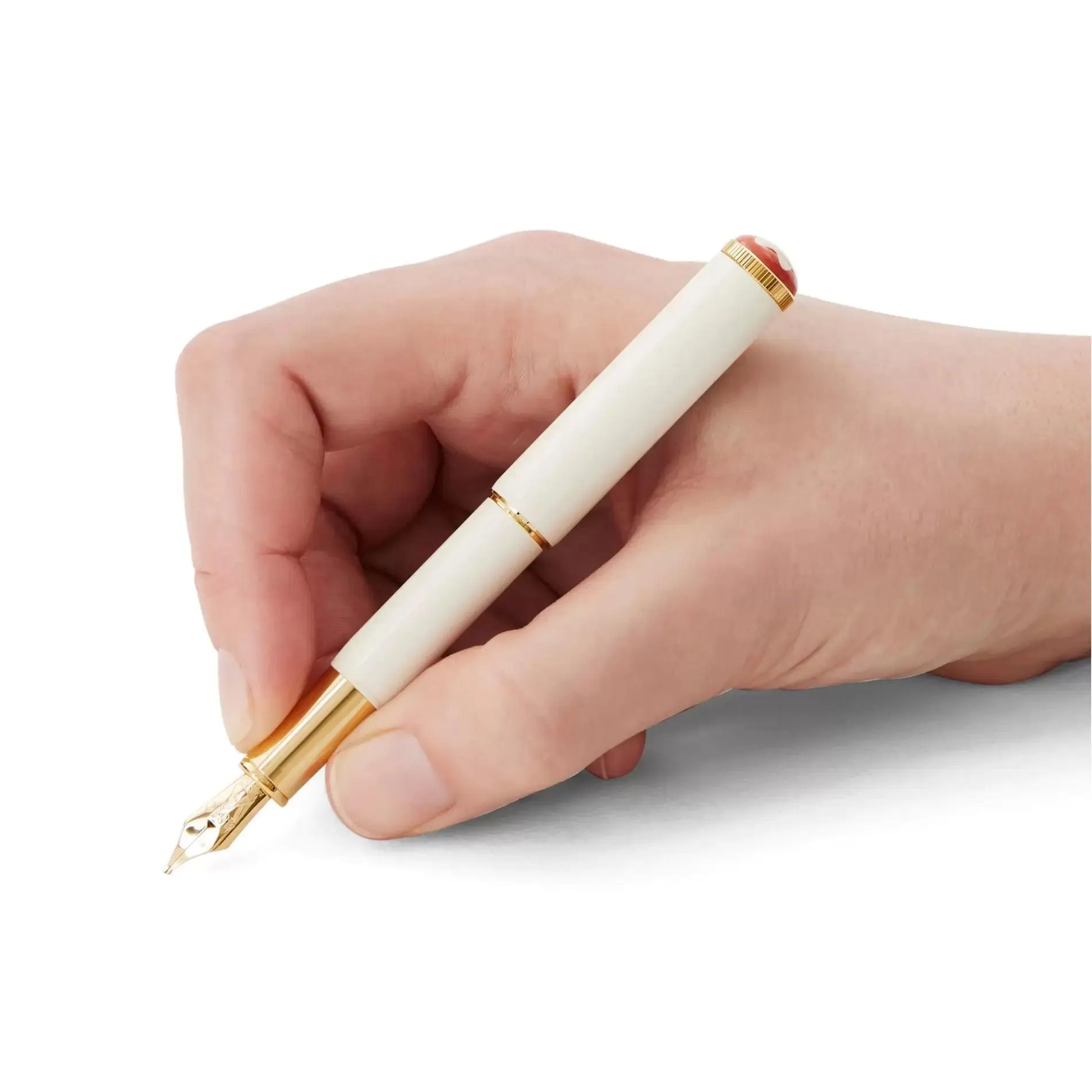 Montblanc fountained Heritage Rouge et noir “baby” special ivory edition tip tip m 128121