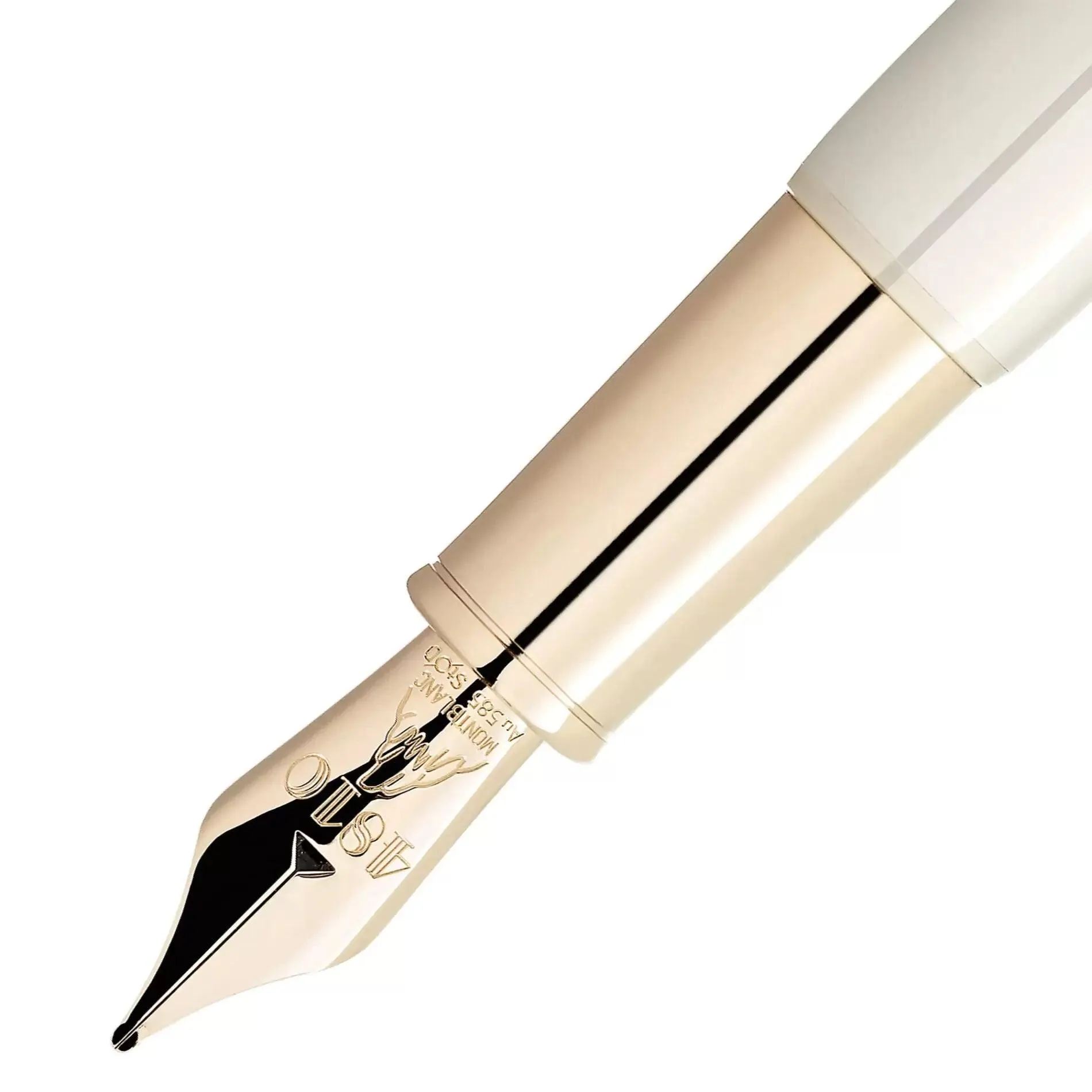 Montblanc fountained Heritage Rouge et noir “baby” special ivory edition tip tip m 128121