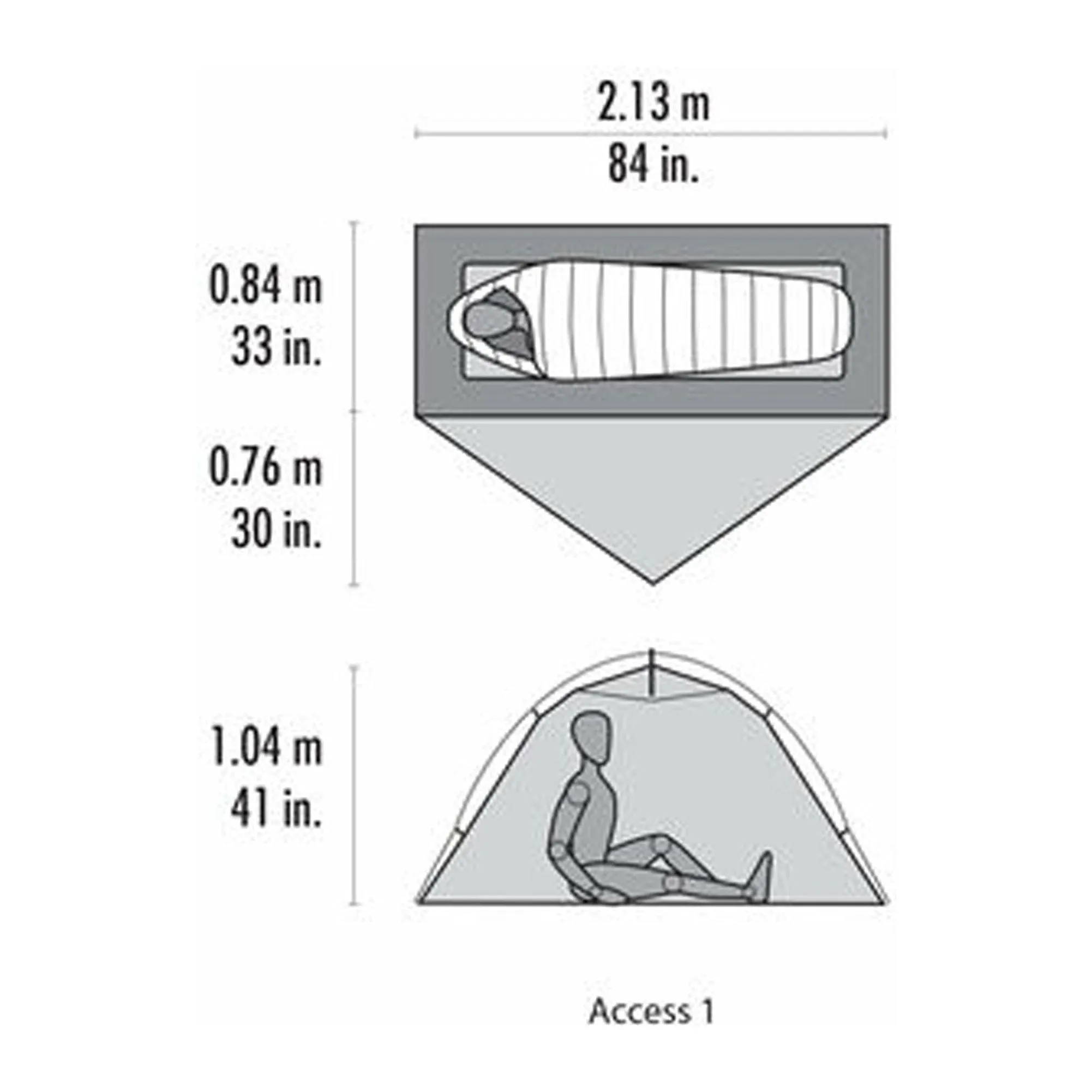 MSR Access 1 - 4 Season Tent