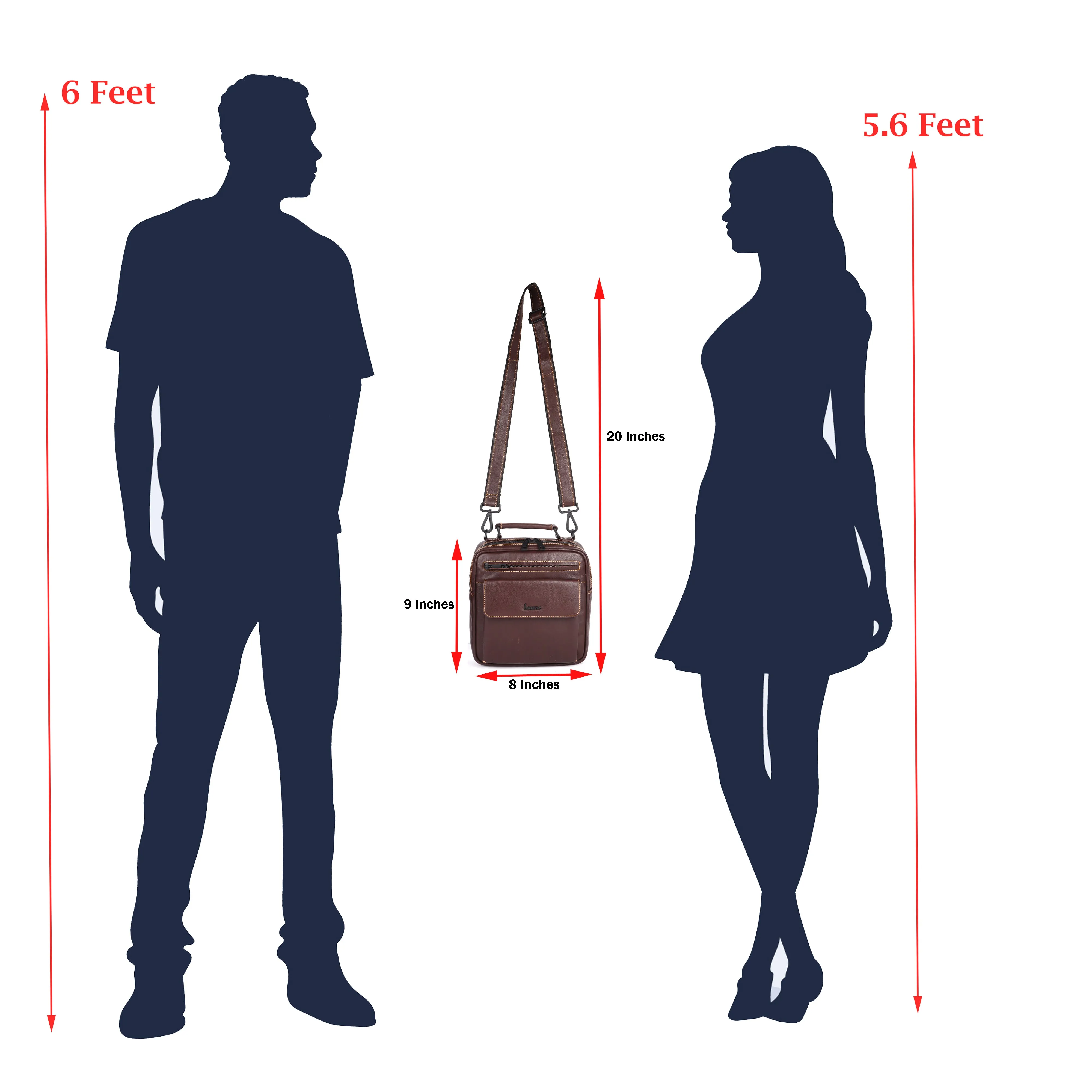 Muka Leather Crossbody/Messenger Bag # 2044S