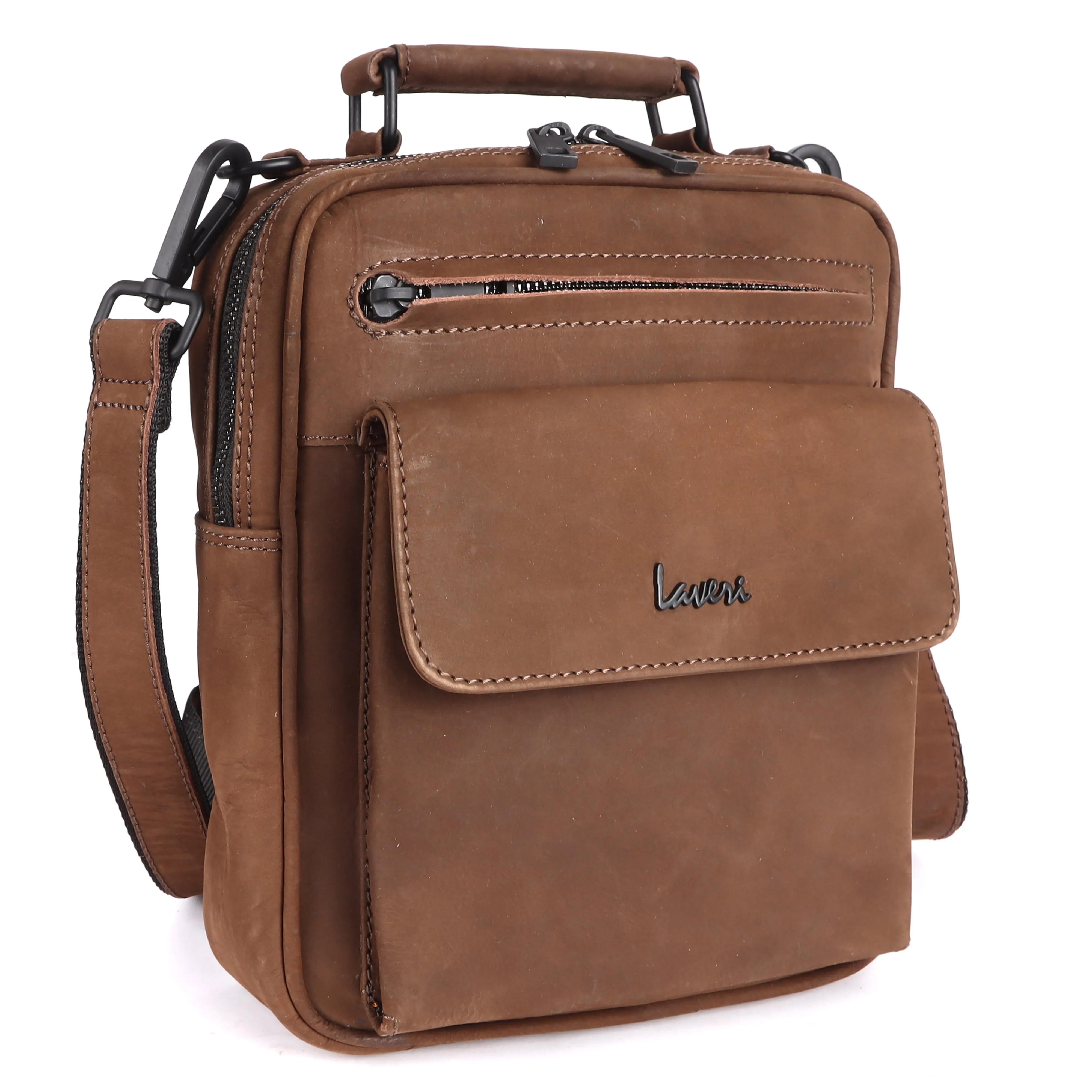 Muka Leather Crossbody/Messenger Bag # 2044S