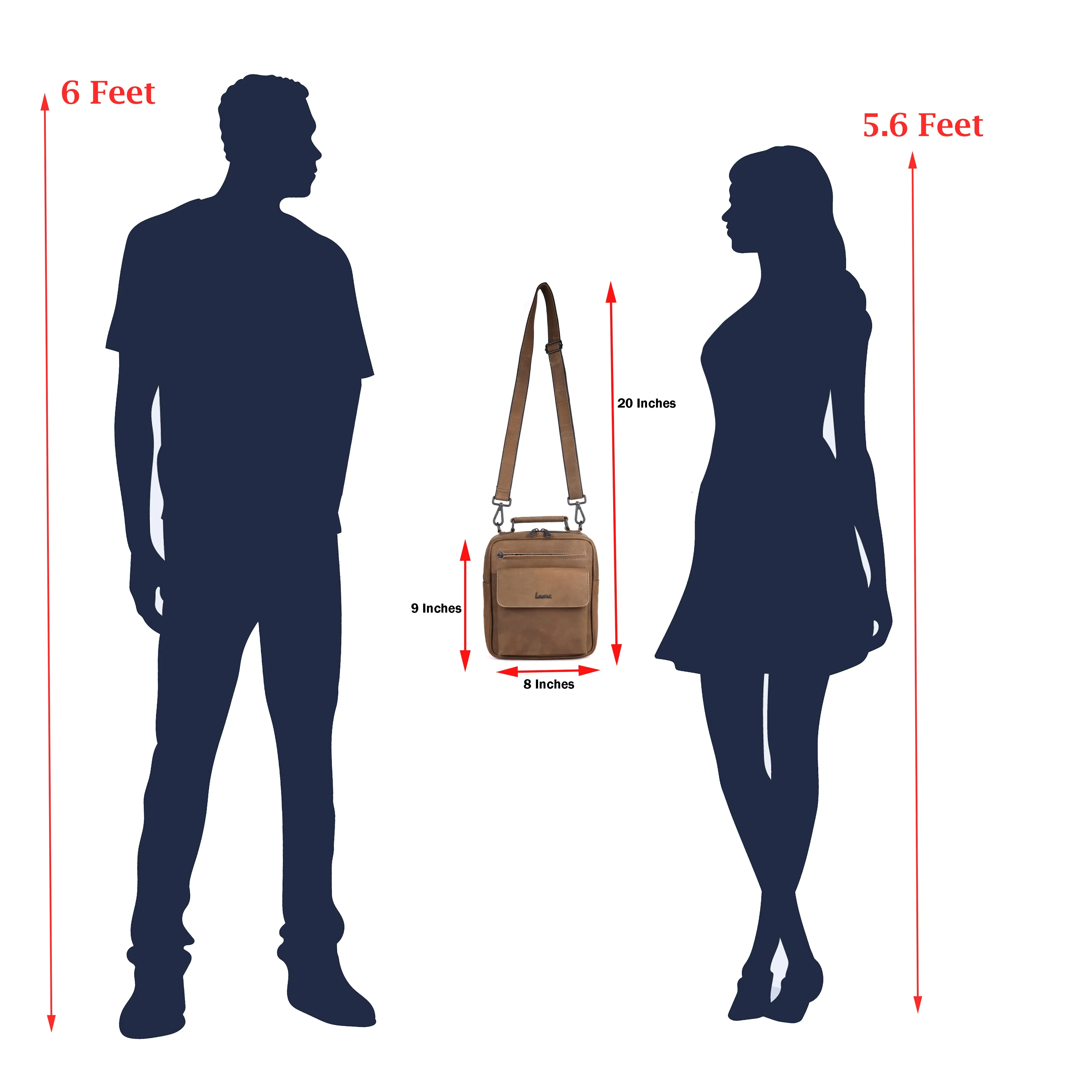 Muka Leather Crossbody/Messenger Bag # 2044S