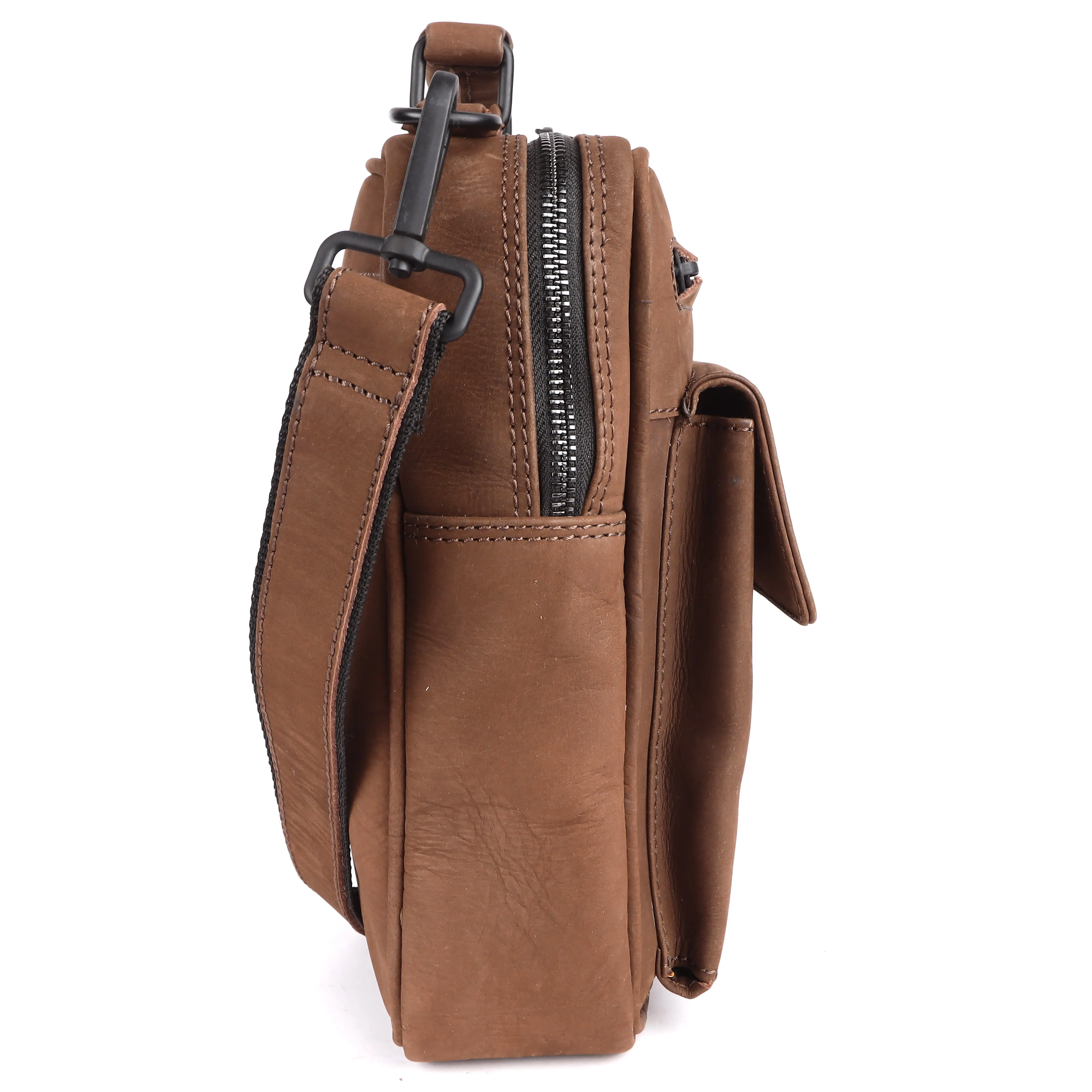 Muka Leather Crossbody/Messenger Bag # 2044S