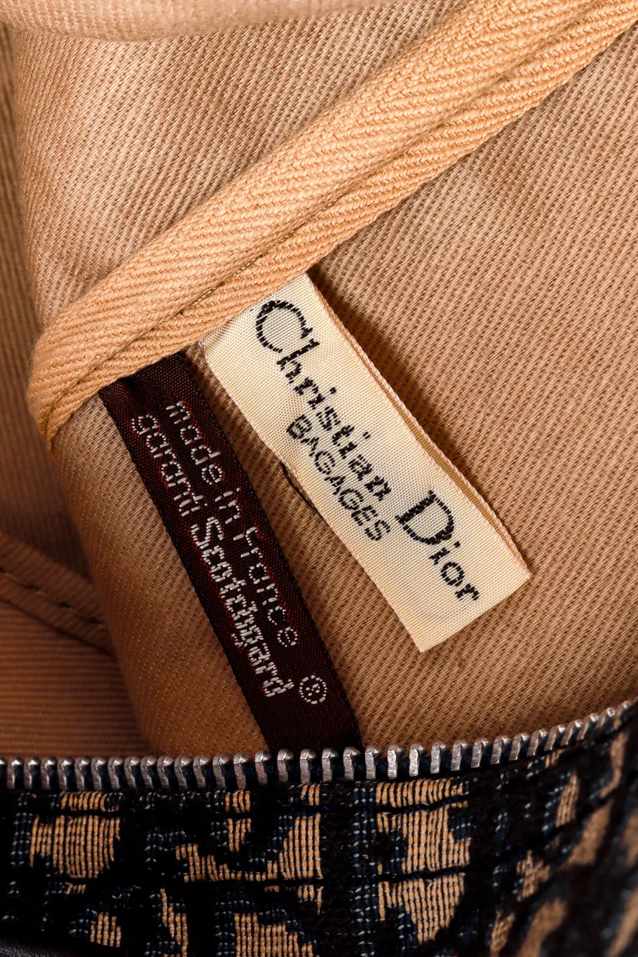 Navy Monogram Trotter Boston Bag