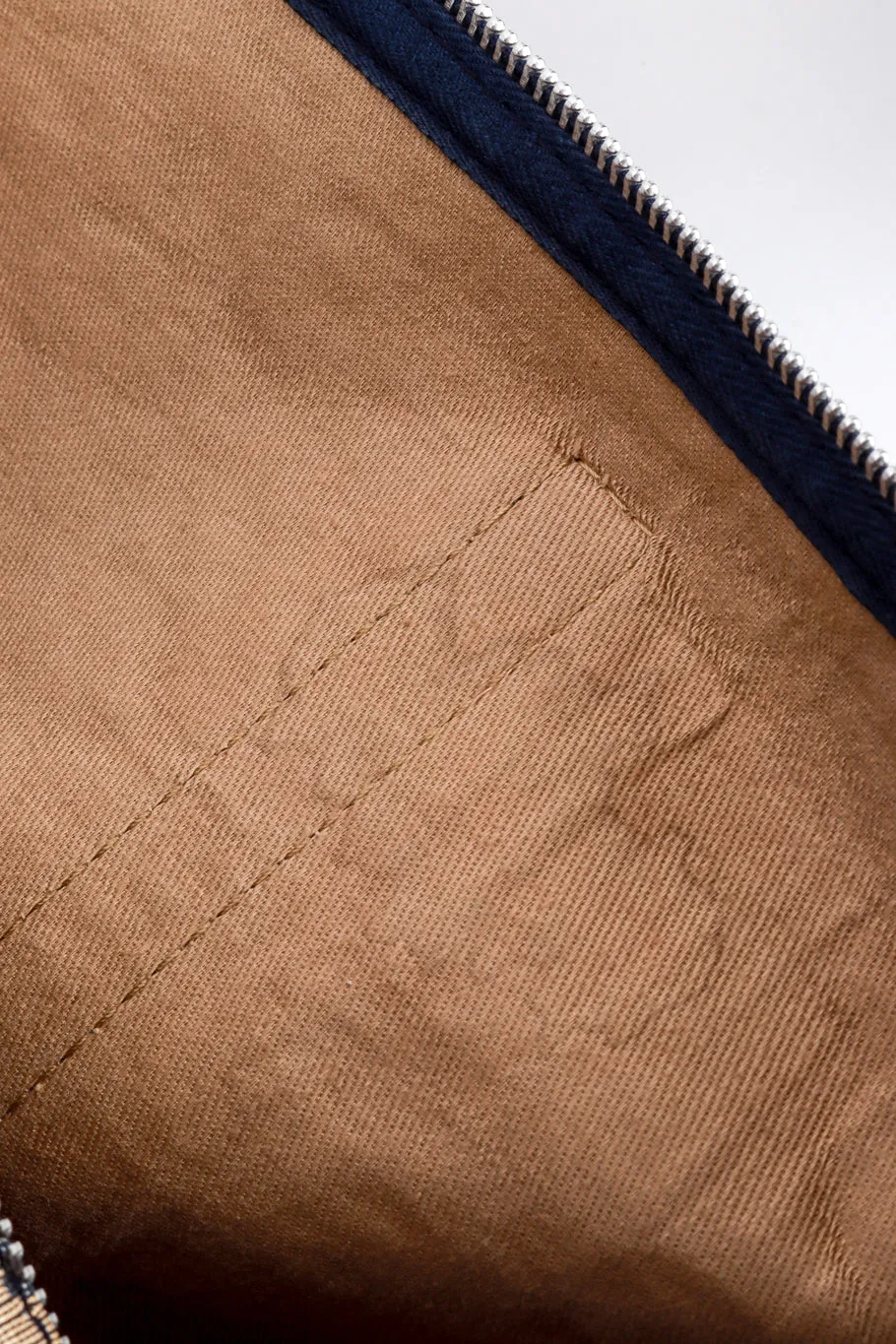 Navy Monogram Trotter Boston Bag