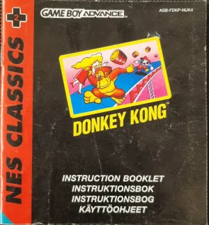 NES Classics Donkey Kong manual (NUK4)