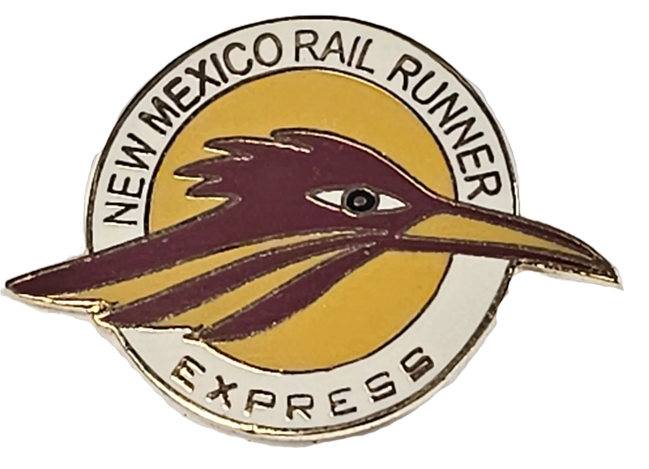 New Mexico Rail Runner Express Cloisonne Pin