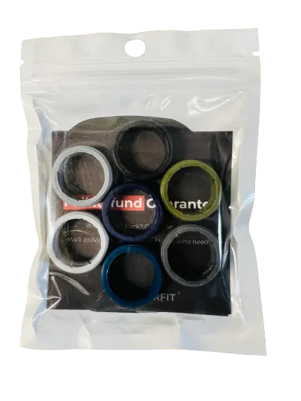 NEW Thunderfit Silicone Rings, Pack of 7