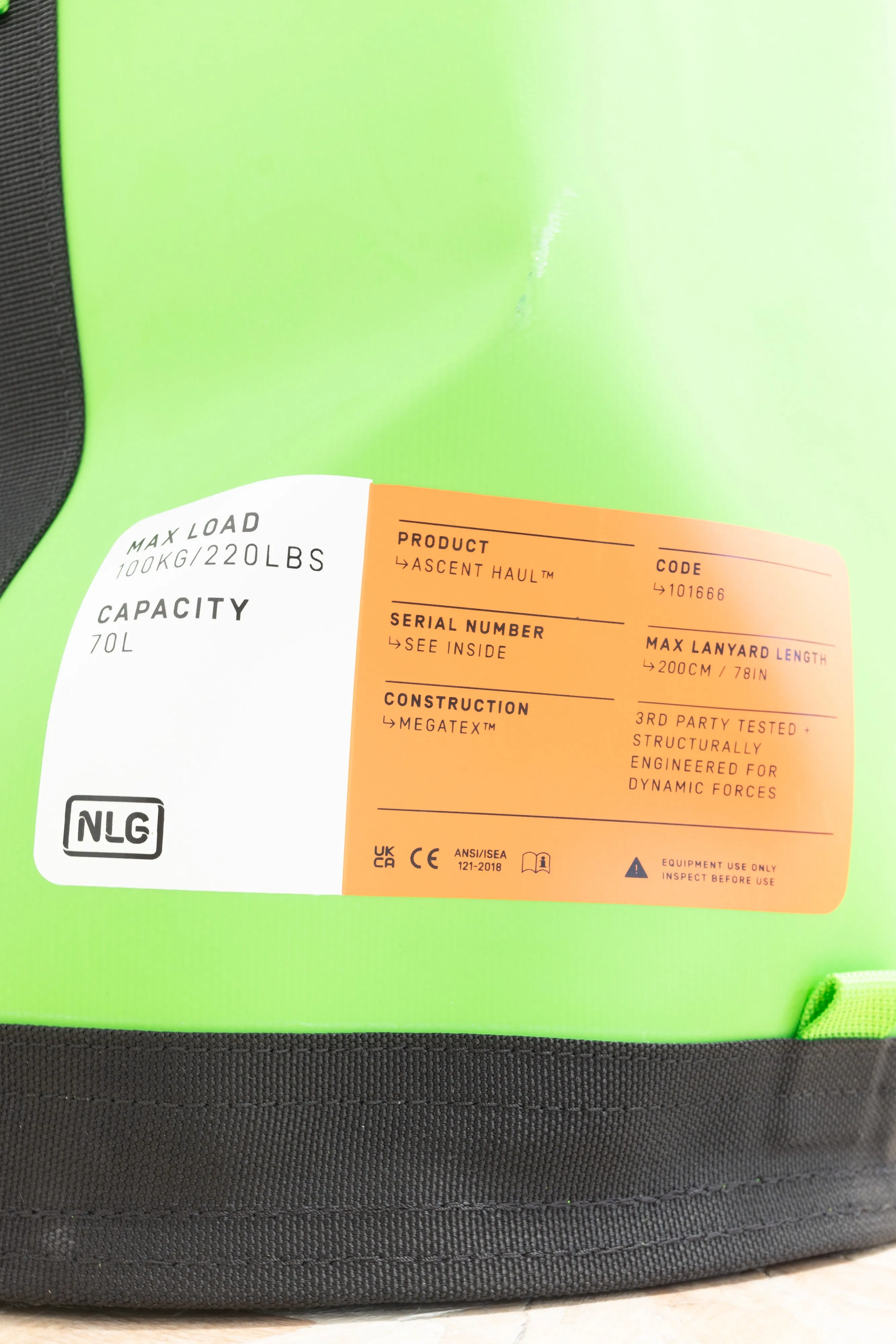 NLG - Ascent Haul, 70L, 100kg