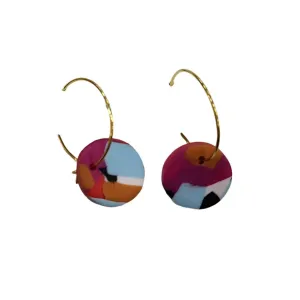 No Shrinking Violet - Dreaming Mini Gold Hoop Earrings