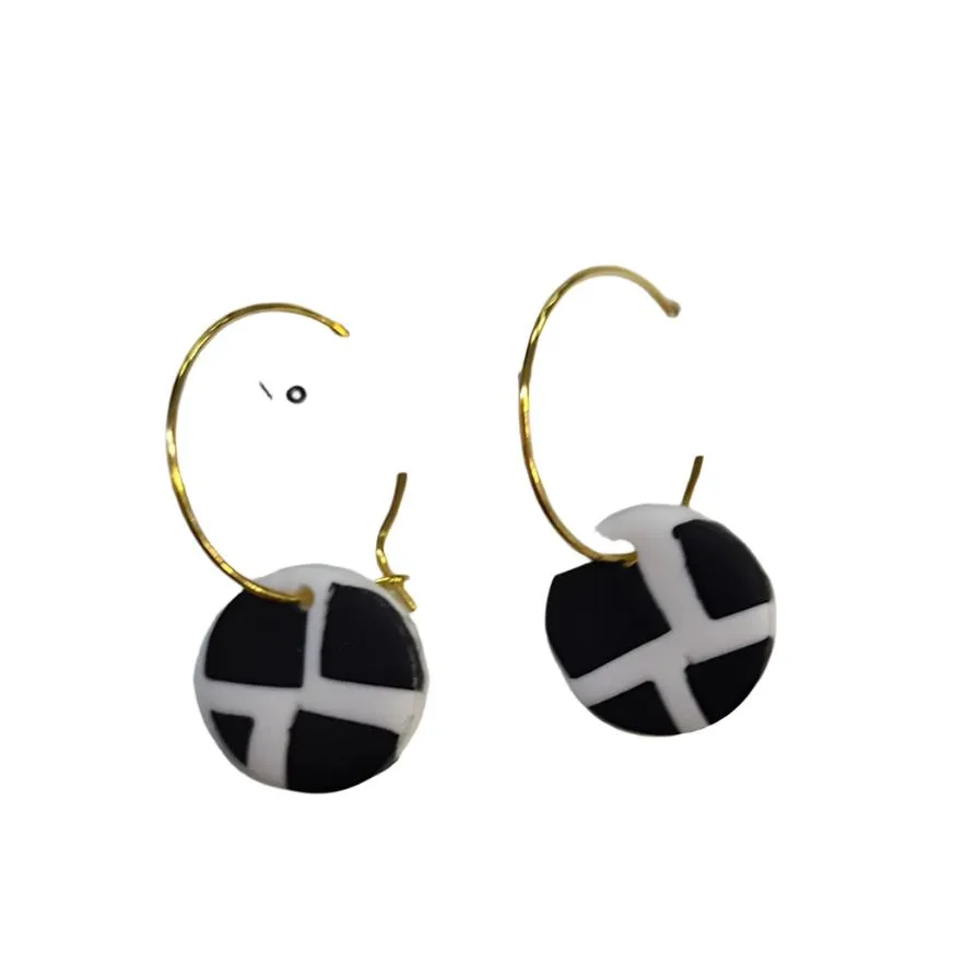No Shrinking Violet - Go Dotty Mini Gold Hoop Earrings