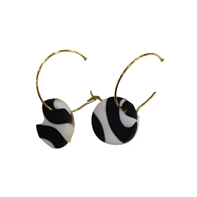 No Shrinking Violet - Songlines Mini Gold Hoop Earrings
