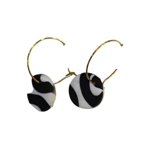 No Shrinking Violet - Songlines Mini Gold Hoop Earrings