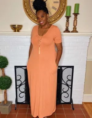 Not So Basic Maxi Butter Orange