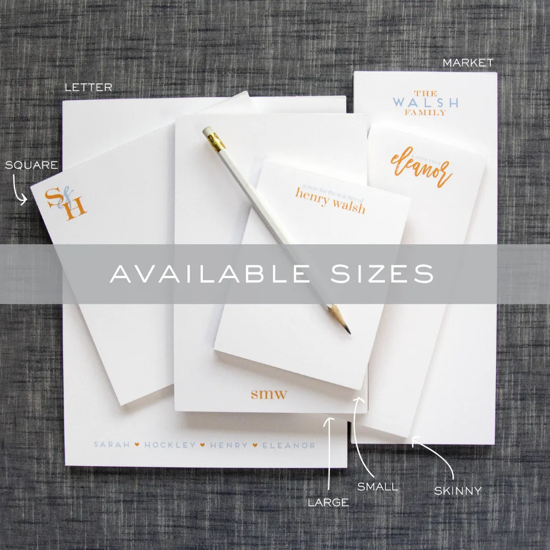 Note Pad - M192